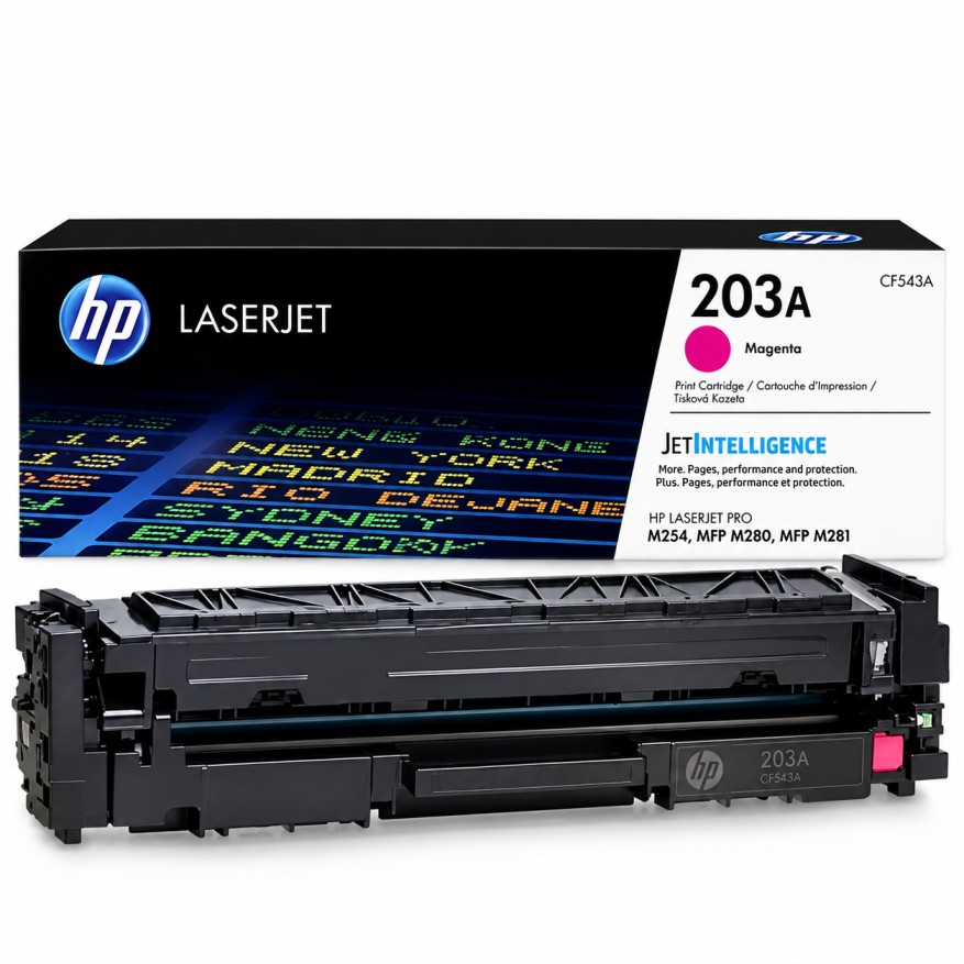 Quality HP 203A Magenta Original (CF543A) LaserJet Toner Cartridge 