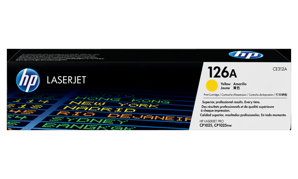 HP 126A (CE312A) Yellow original LaserJet Toner Cartridge