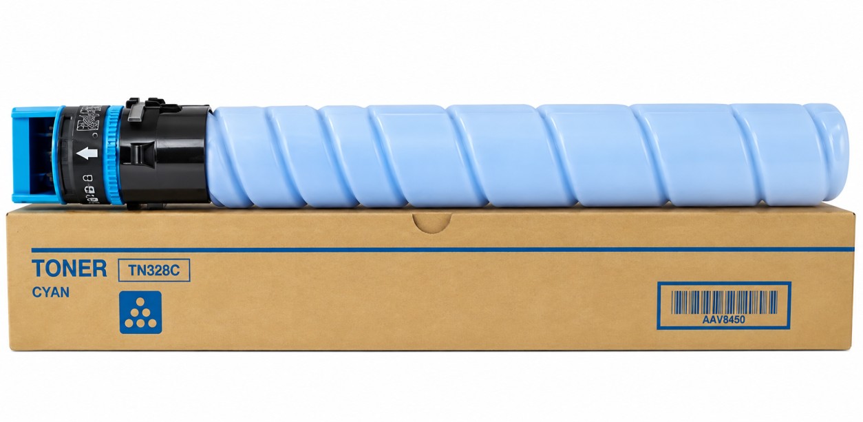 TN-328C Cyan konica minolta Toner Cartridge for bizhub C250i, C300i & C360i – 28000 Pages