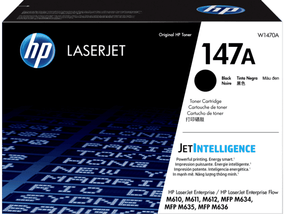 HP 147A Black Original LaserJet Toner Cartridge( W147A)