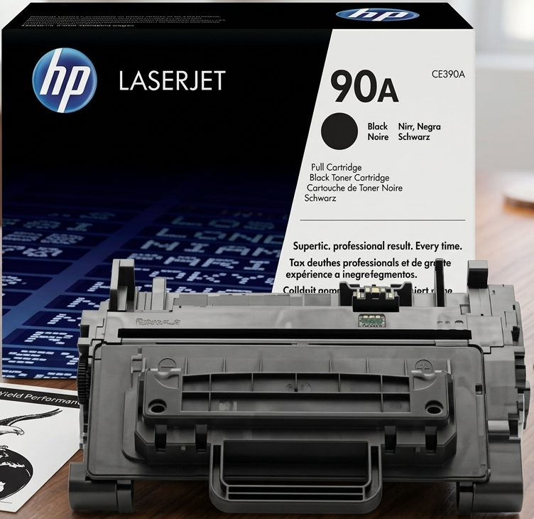 HP 90A Black Original (CE390A) LaserJet Toner Cartridge 