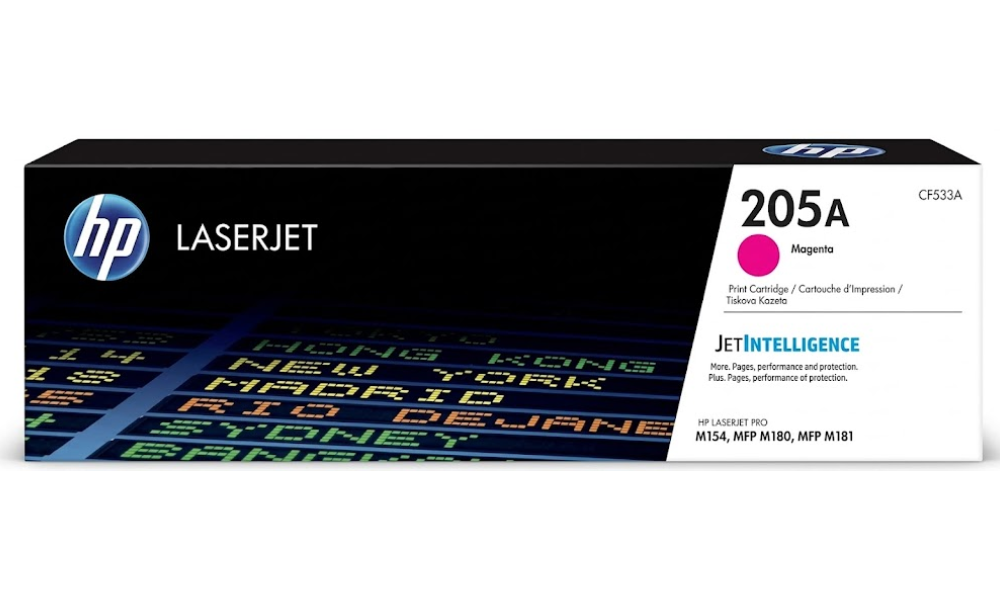 CF533A HP 205A Magenta Original LaserJet Toner Cartridge for Color LaserJet Pro M154 & MFP M180/M181 – 900 Pages