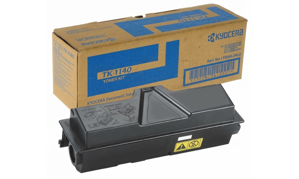  TK-1140 kyocera  Black Toner Cartridge for FS-1035MFP, FS-1135MFP, M2035DN & M2535DN – 7200 Pages
