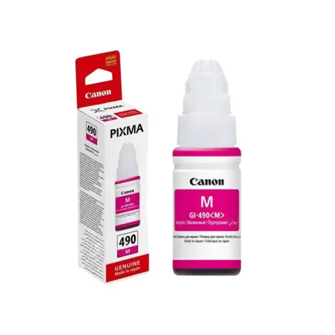Canon GI-490M Magenta Original (0665C001) Ink Bottle 