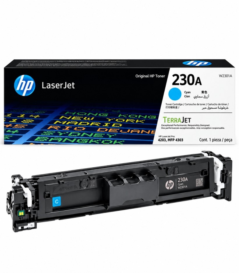 HP 230A (W2301A)  Cyan LaserJet Toner Cartridge original