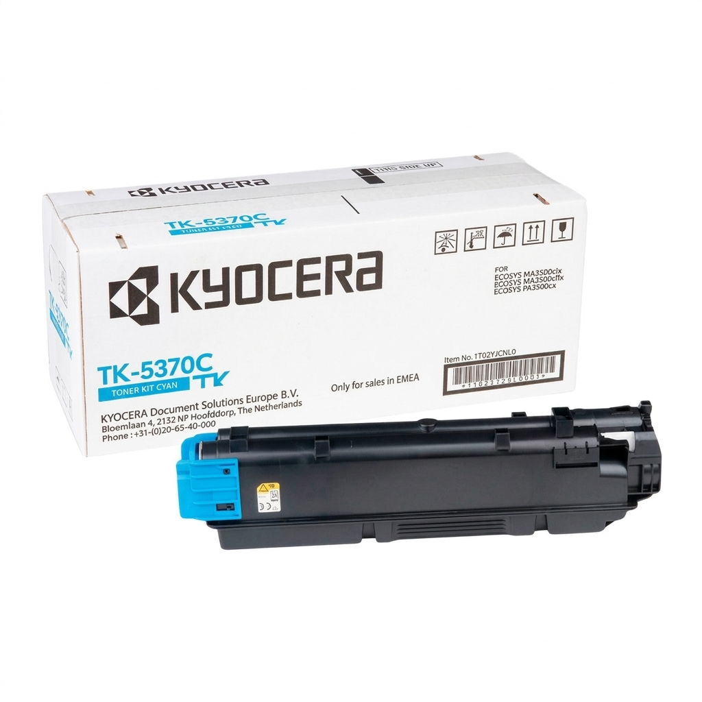 Kyocera TK 5370 Cyan Quality Toner Cartridge