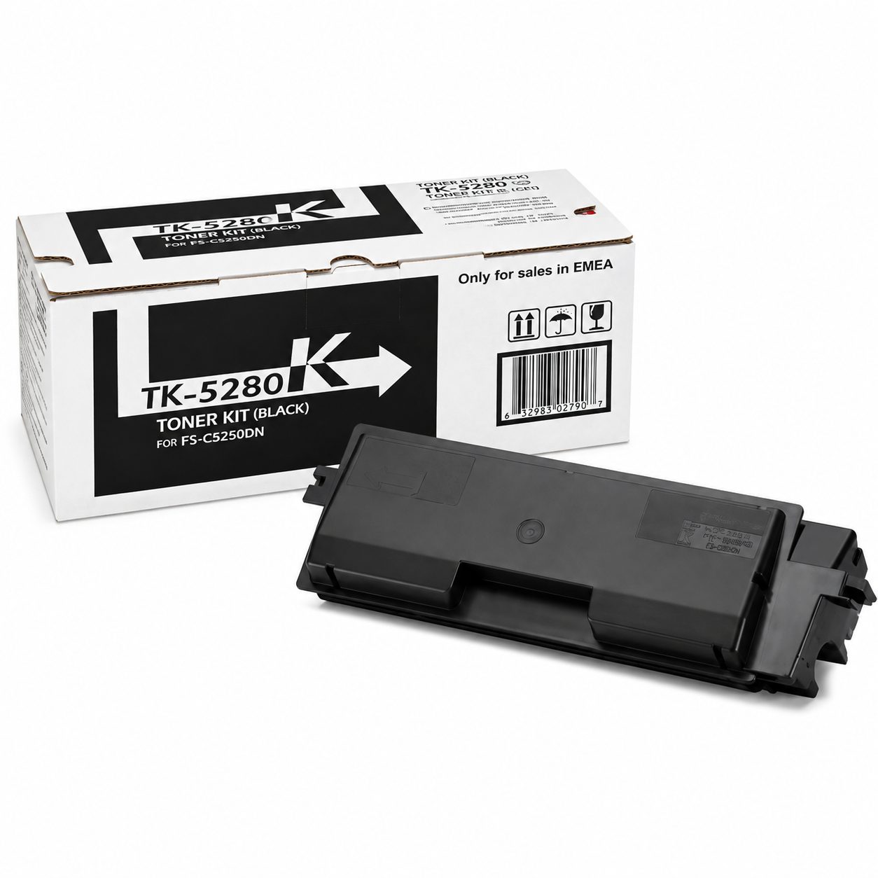 Kyocera TK 5280 Black High Quality Toner Cartridge for ECOSYS M6635cidn & P6235cdn – 13000 Pages