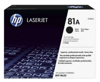 HP 81A Black Original LaserJet Toner Cartridge (CF281A)