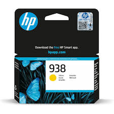 HP 938 Yellow Original Ink Cartridge (4S6X7PE) – Genuine HP Ink for OfficeJet Pro Printers