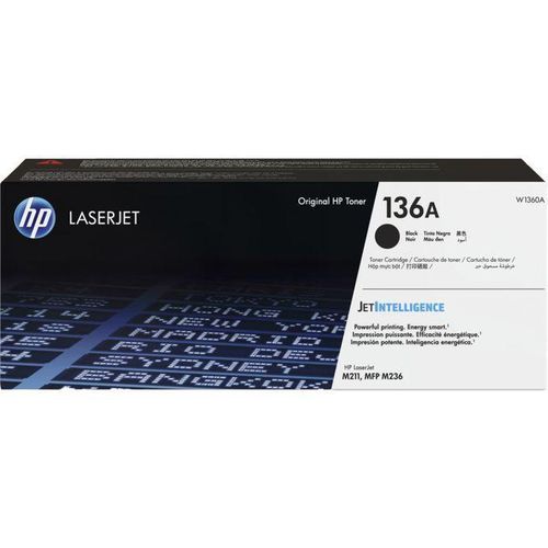 (W1360A) HP 136A  Black Original LaserJet Toner Cartridge