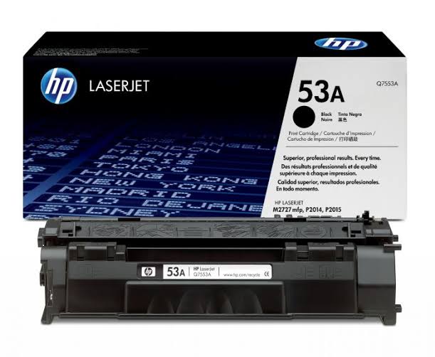 HP 53A Black Original LaserJet Toner Cartridge (Q7553A)