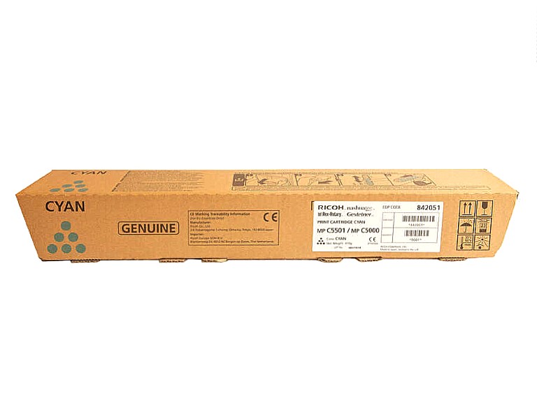 Ricoh Aficio MP C5000 Cyan Toner Cartridge