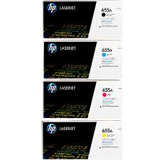HP 655A Toner Cartridge (CF450A, CF451A, CF452A, CF453A) – Genuine High-Yield Color Laser Toner