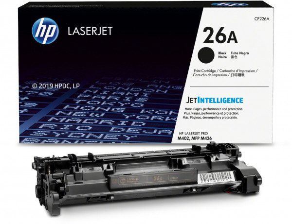 HP 26A Black LaserJet Toner Cartridge (CF226A)