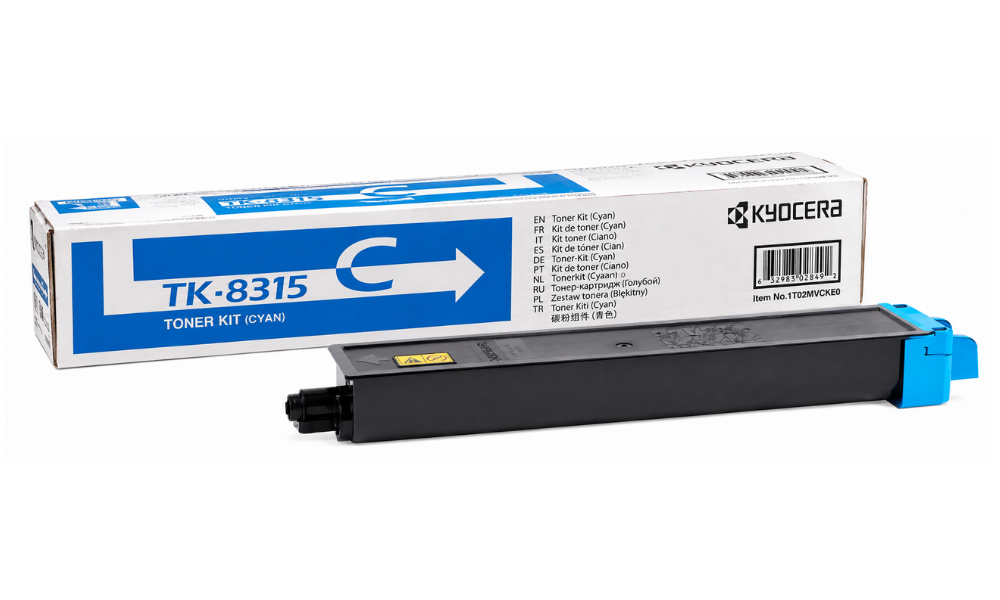 Kyocera TK 8315C Cyan Reliable Toner Cartridge for TASKalfa 2550ci – 6000 Pages