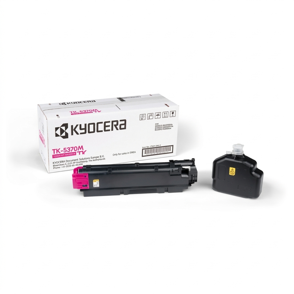Magenta Kyocera TK 5370 Performance Toner Cartridge for ECOSYS PA3500cx, MA3500cix & MA3500cifx – 5000 Pages