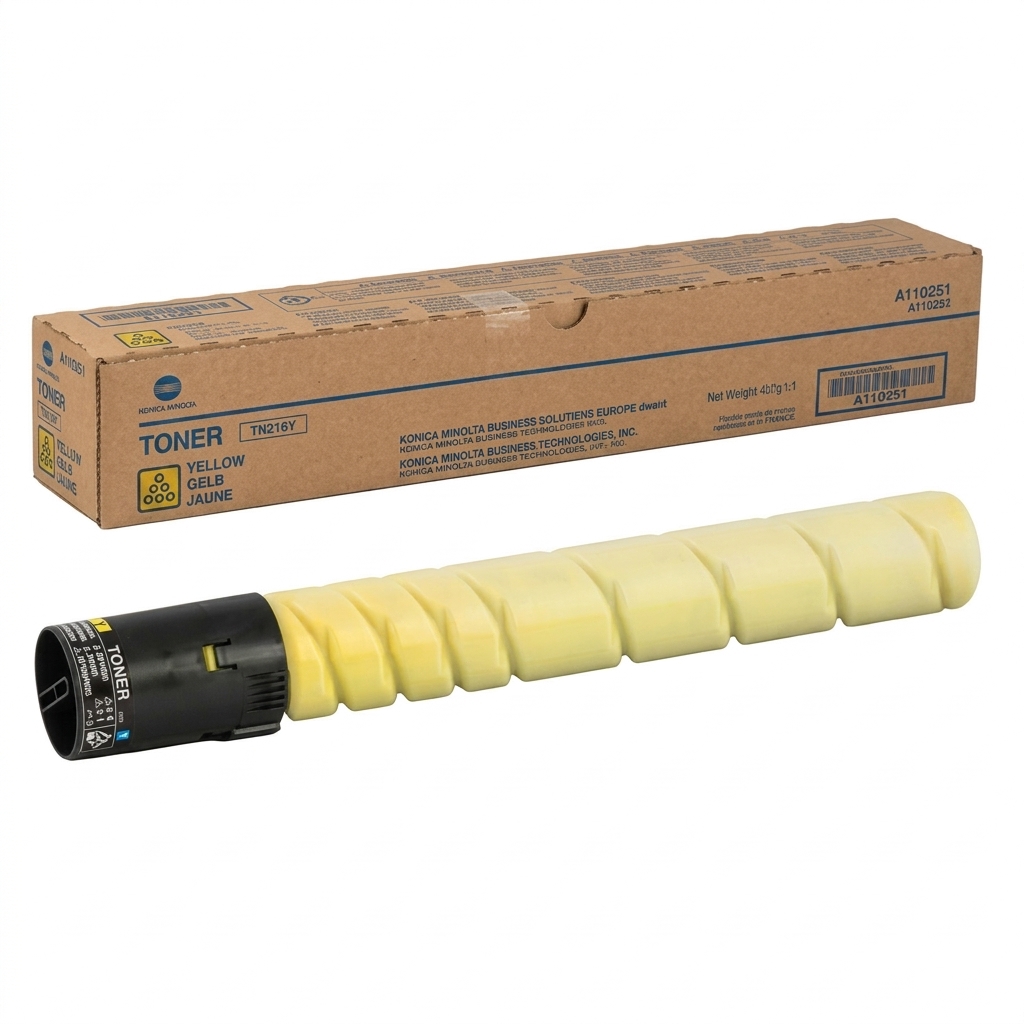 TN 216 Premium Yellow Konica Minolta Toner Cartridge