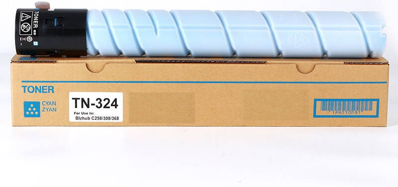 TN 324 Cyan Konica Minolta (TN-324C) High Performance Toner Cartridge