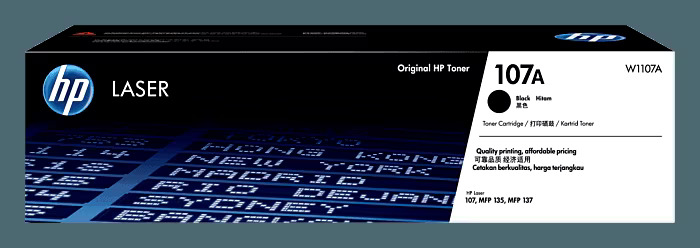 HP 107A Black High Yield Original Laser Toner Cartridge