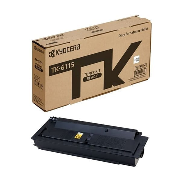 Black Kyocera Quality TK 6115 Toner Cartridge