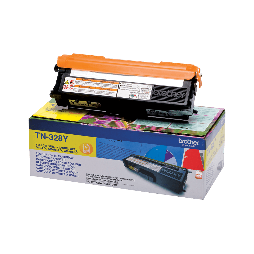 TN 328 Yellow (TN328Y) Brother Original Toner Cartridge