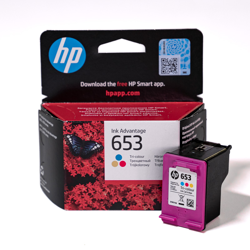 HP 653 Tri-color Genuine Ink (3YM74AE) Advantage Cartridge 