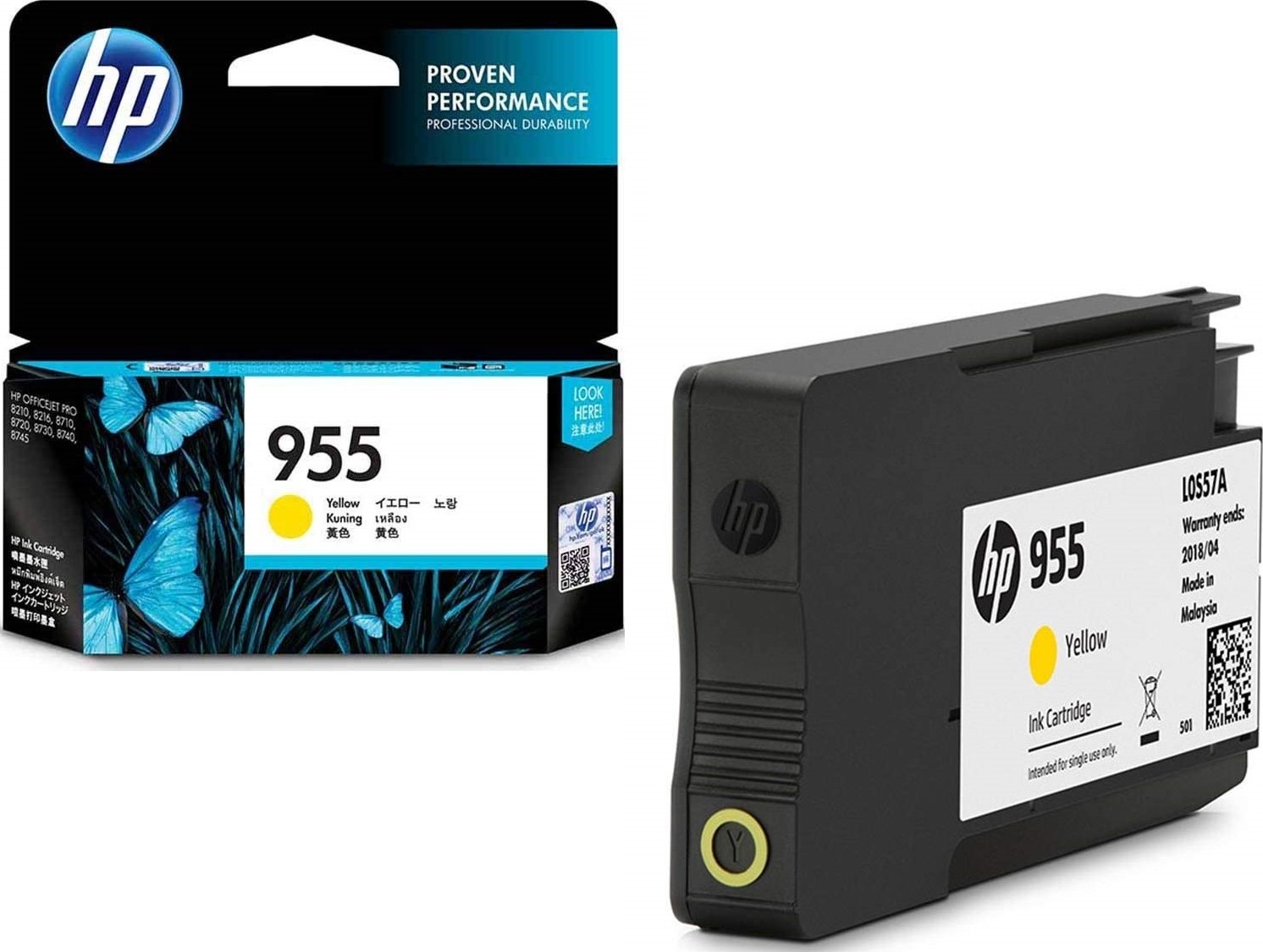 HP 955 Yellow Original Ink Cartridge