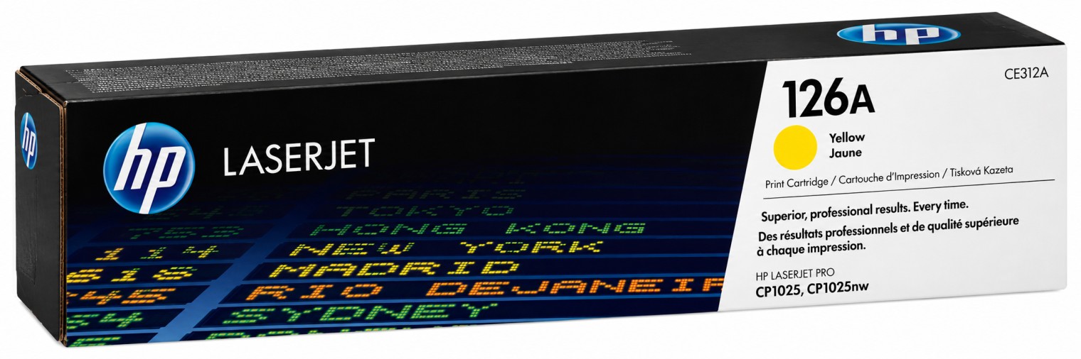 CE312A HP 126A Yellow Original Quality Performance LaserJet Toner Cartridge for LaserJet Pro CP1025, M175 & M275 – 1000 Pages