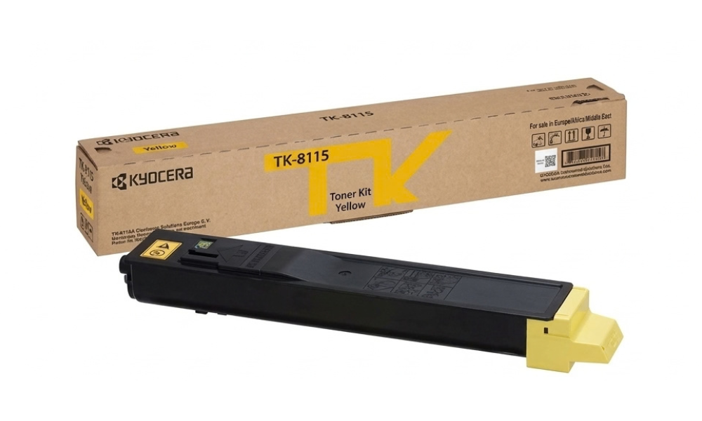  TK-8115Y Yellow Toner Cartridge kyocera for ECOSYS M8124cidn & M8130cidn – 6000 Pages