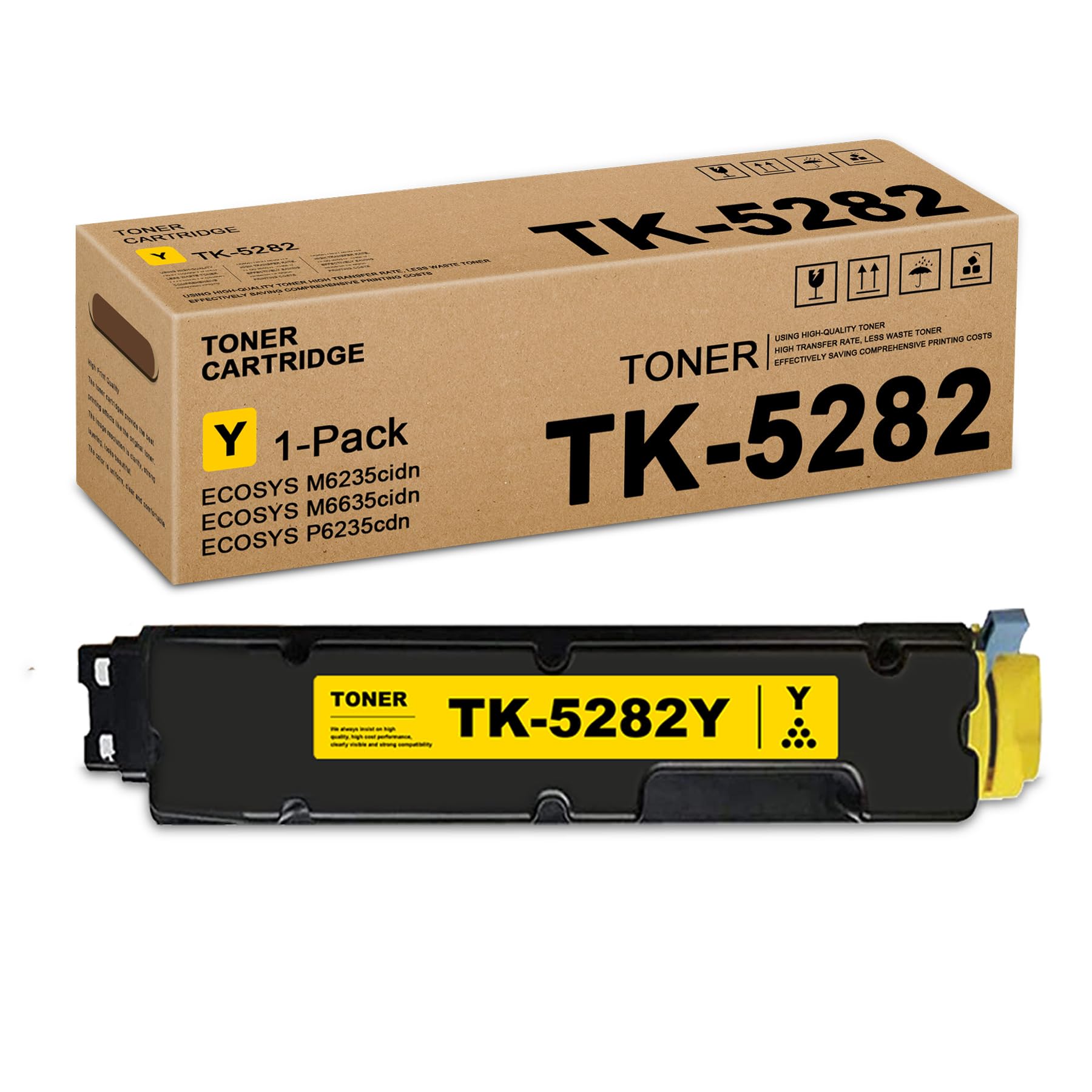 Original Kyocera TK 5282 Yellow Toner Cartridge (TK-5282Y) 