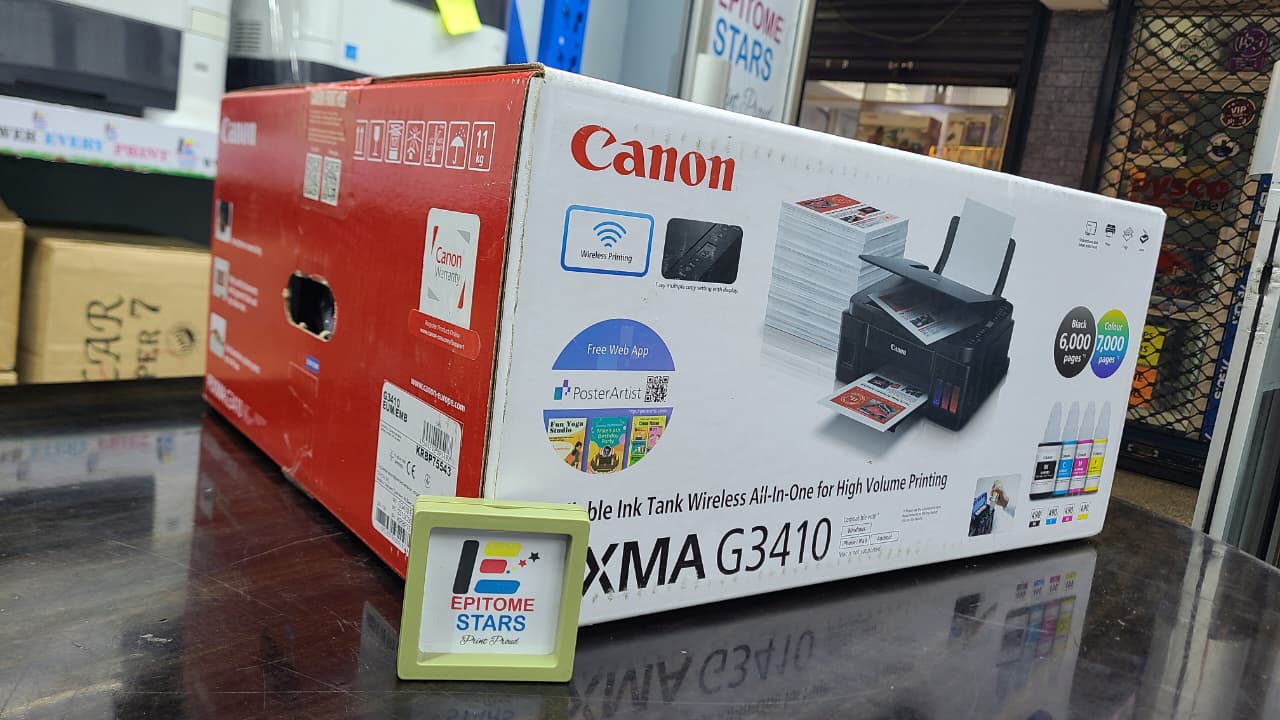 Canon PIXMA G3410 All‑in‑One Ink Tank Printer