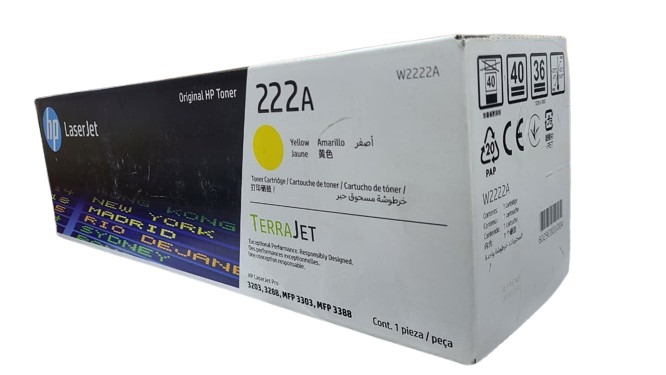 222A (W2222A) Yellow LaserJet original Toner Cartridge