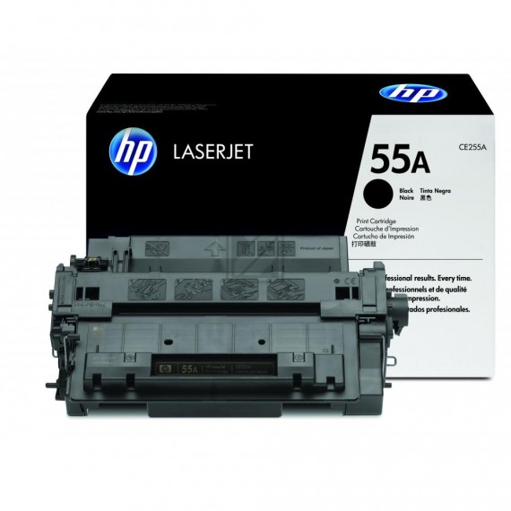HP 55A Black Original LaserJet (CE255AB) Toner Cartridge 