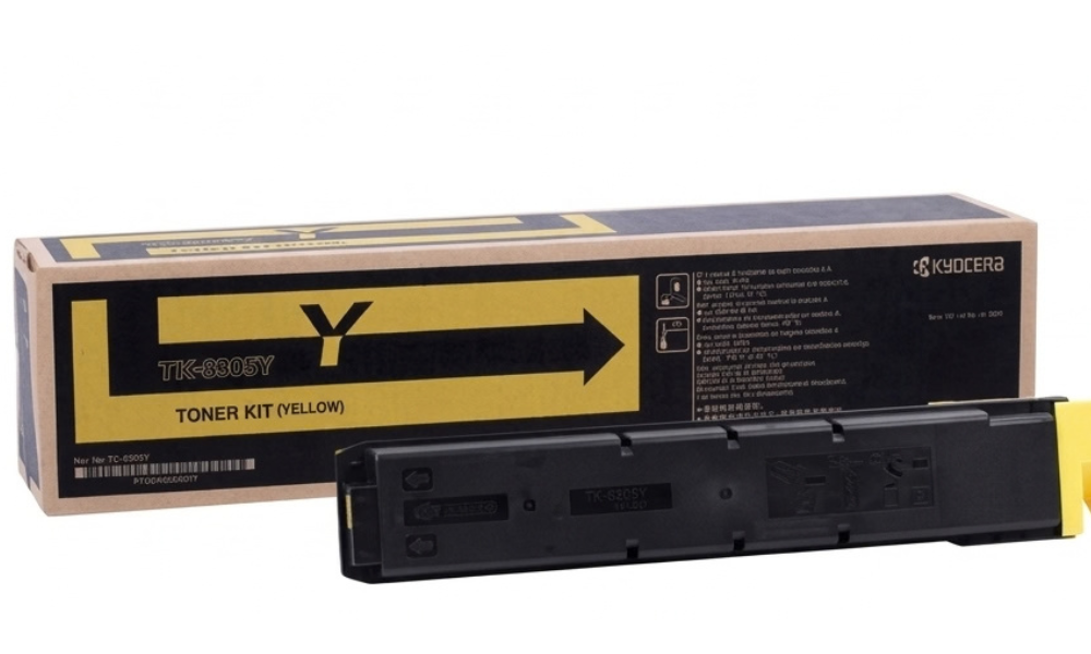 TK-8305Y  kyocera yellow Toner Cartridge for TASKalfa 3050ci, 3051ci, 3550ci & 3551ci – 15000 Pages