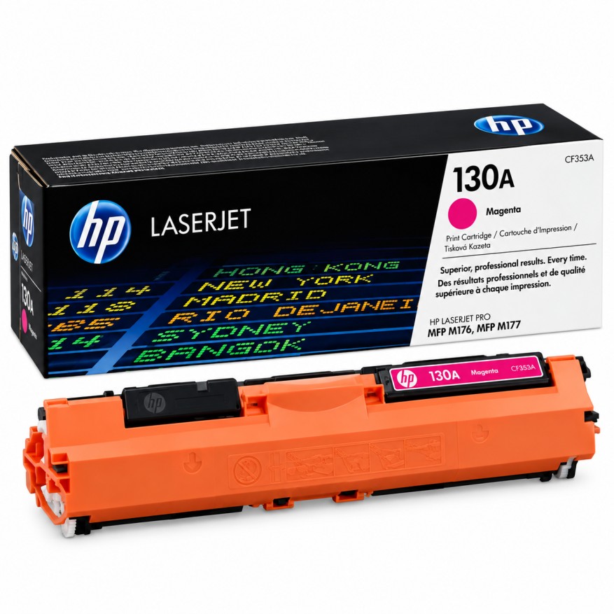 CF353A HP 130A Magenta Original LaserJet Toner Cartridge for M176n & M177fw – 1000 Pages