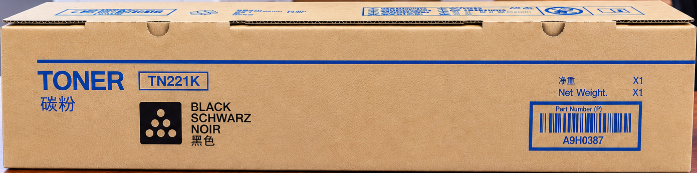 TN 221 Black (TN221K) Konica Minolta Toner Cartridge 