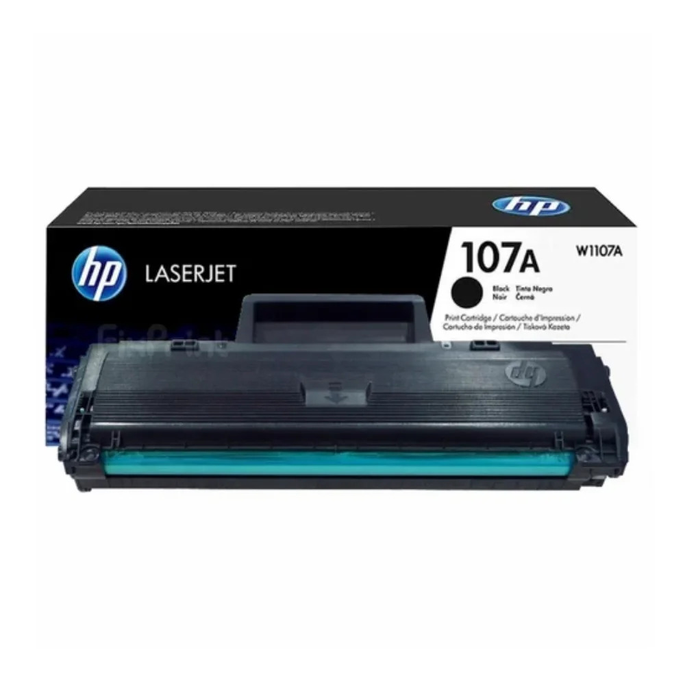 HP 107A Black Original Laser (W1107A) Toner Cartridge High Performance 
