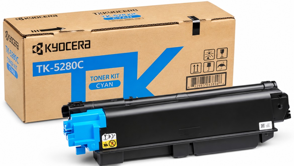 TK-5280C Cyan kyocera  Toner Cartridge for ECOSYS P6235cdn, M6235cidn & M6635cidn – 11000 Pages