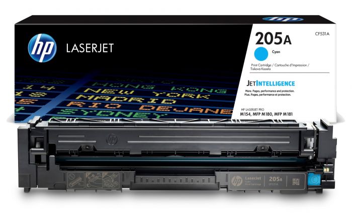 HP 205A Premium Cyan Laser Toner Cartridge (CF531A)