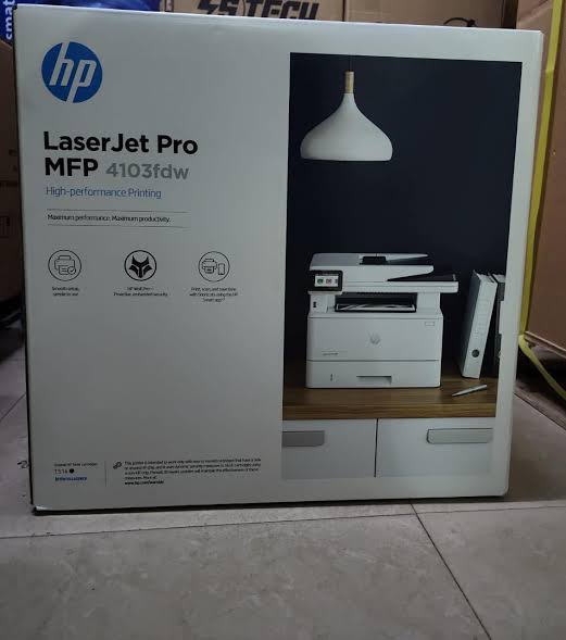 New HP LaserJet Pro MFP 4103fdw