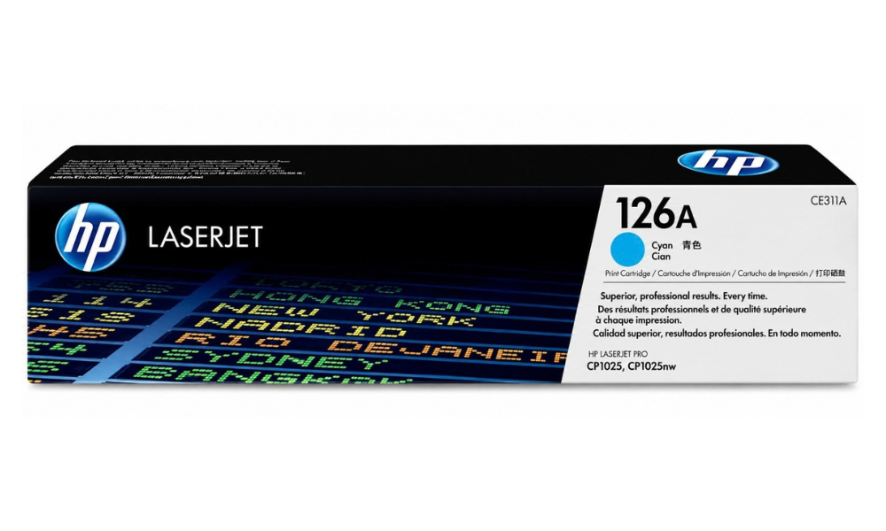 Quality HP 126A Cyan (CE311A) Original LaserJet Toner Cartridge 