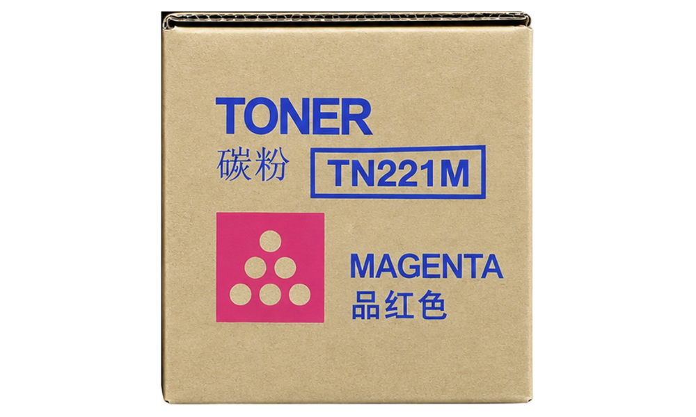 Magenta Konica Minolta TN 221 Toner Cartridge for bizhub C227 & C287 – 21000 Pages