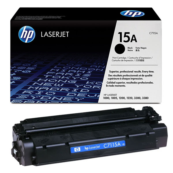 HP 15A Black Toner Cartridge (C7115A) Original 