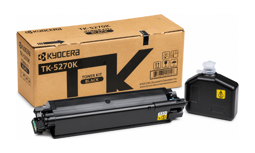 Kyocera TK 5270 Black High Performance Toner Cartridge for ECOSYS P6230cdn & M6630cidn – 8000 Pages