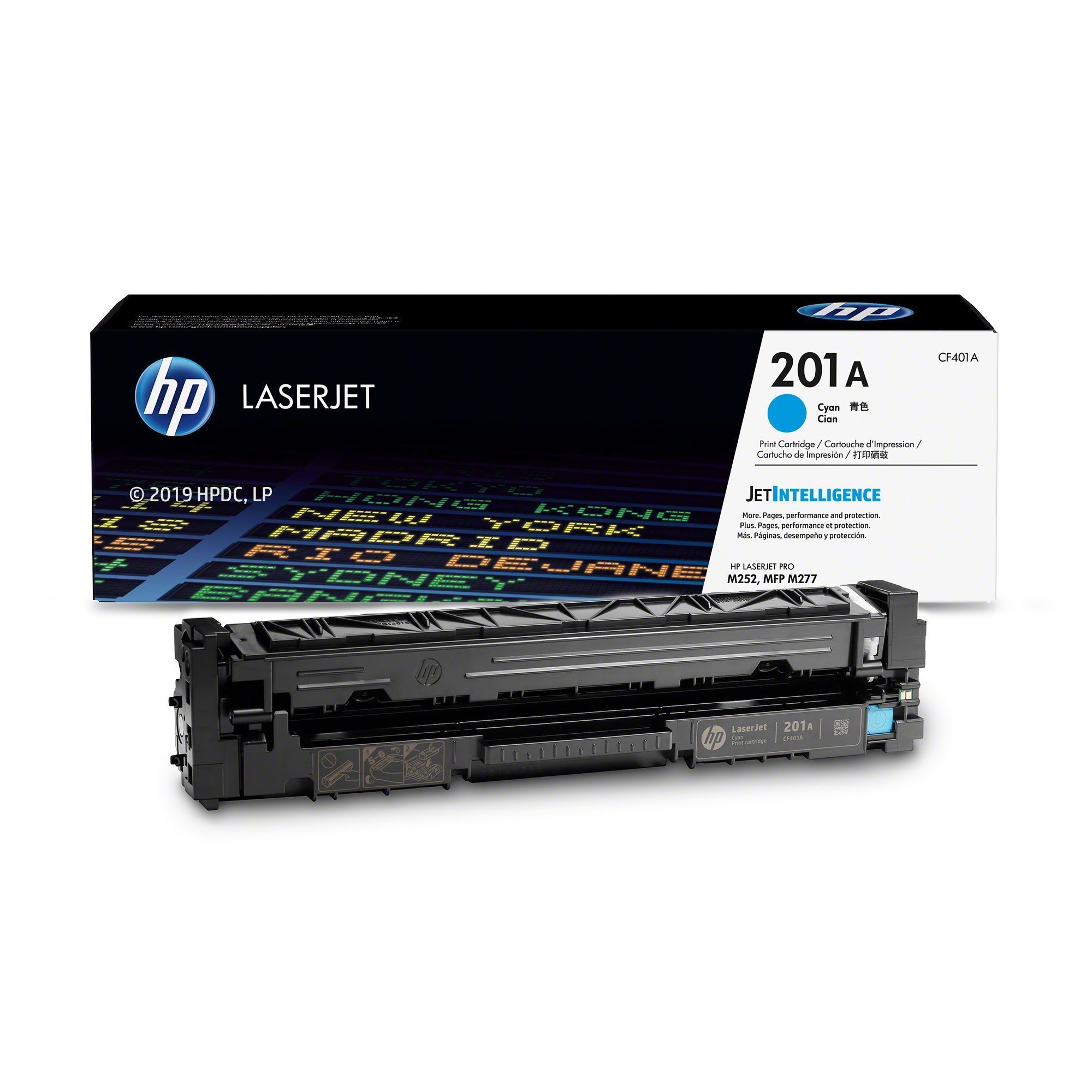 Cyan HP 201A (CF401A) Original LaserJet Toner Cartridge 