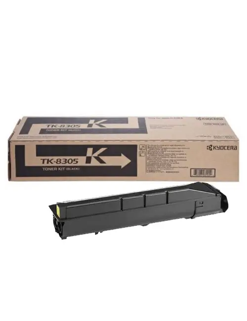 Kyocera TK-8305K (TK-8305K) Black Genuine Toner Cartridge 