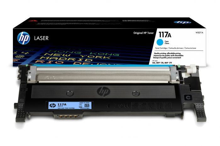HP 117A Cyan Premium (W2071A) Quality Toner Cartridge 