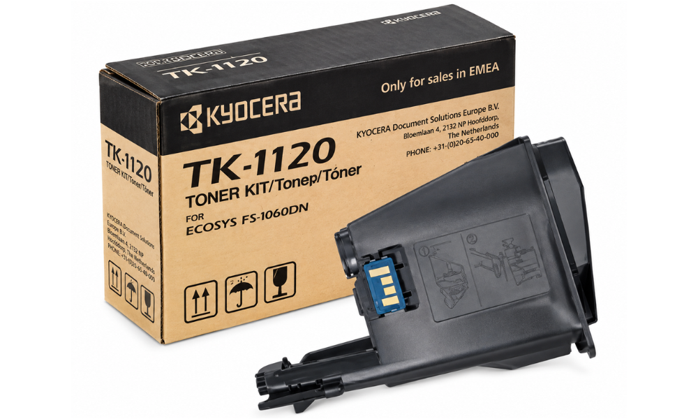  TK-1120 kyocera Black Toner Cartridge for FS-1060DN, FS-1025MFP & FS-1125MFP – 3000 Pages