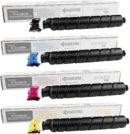 The Kyocera TK-8545C Cyan Toner Cartridge