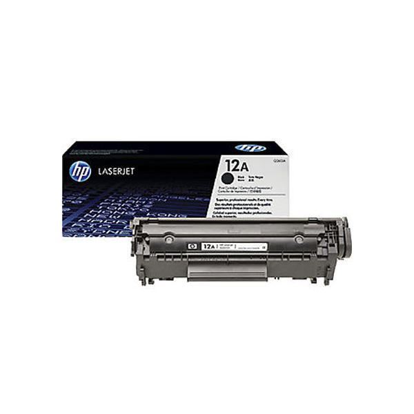 HP 12A Black Original (Q2612A) Toner Cartridge LaserJet 